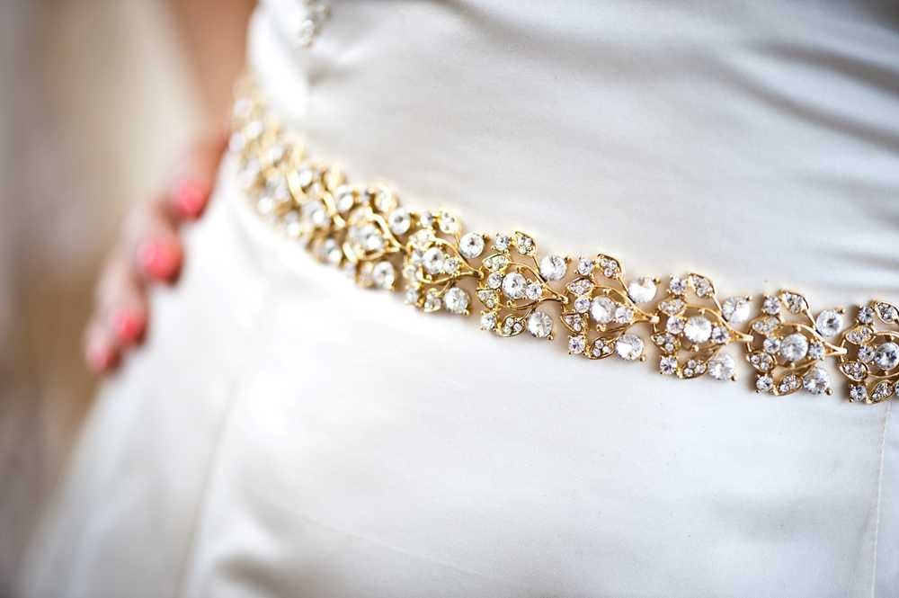 Crystal Sash Belt